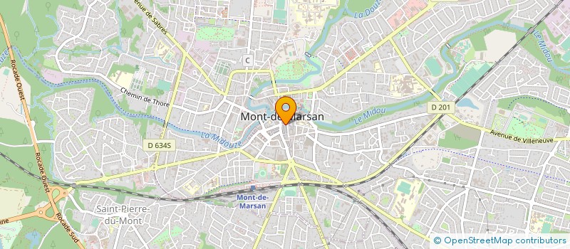 localisation de l'entreprise SASU BUROLAND  MONT-DE-MARSAN