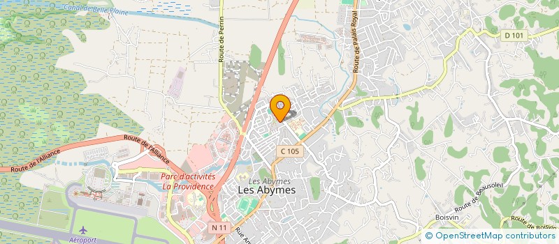 localisation de l'entreprise SASU C B PLOMBERIE à LES ABYMES