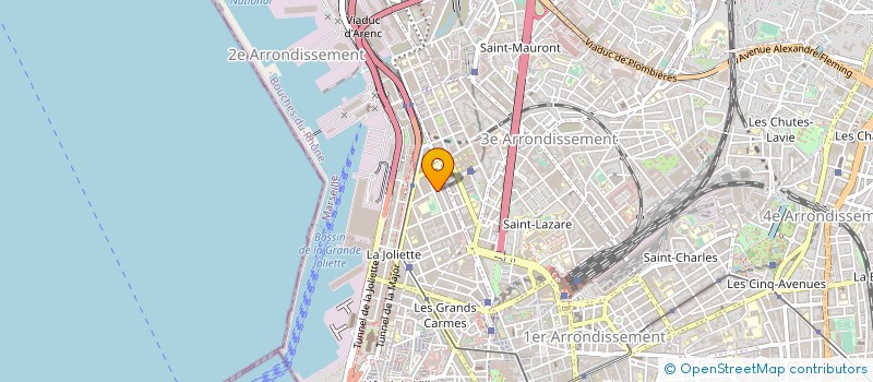 localisation de l'entreprise SASU C & S DISTRIBUTION à MARSEILLE