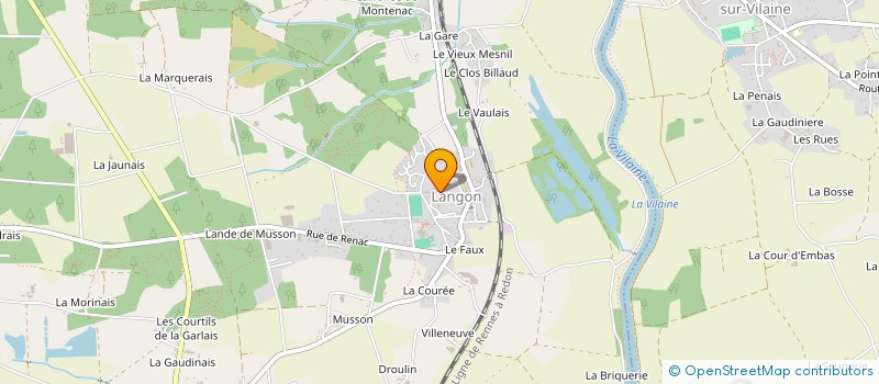 localisation de l'entreprise SASU CA à LANGON