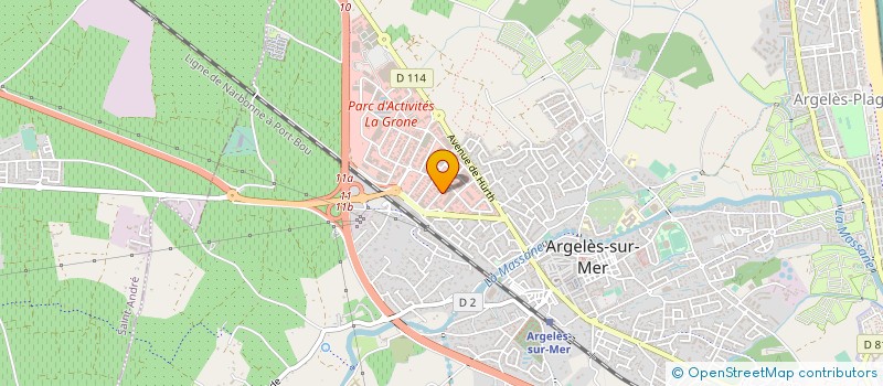 localisation de l'entreprise SASU CAMPAGNA à ARGELES-SUR-MER