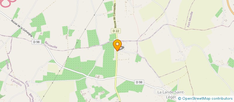 localisation de l'entreprise SASU CAMPIGNY RICHARD  LA LANDE-SAINT-LEGER