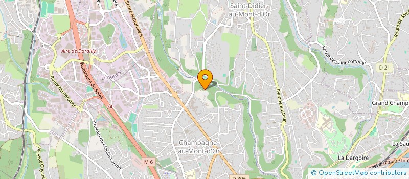 localisation de l'entreprise SASU CAMPUS CACE II  CHAMPAGNE-AU-MONT-D OR