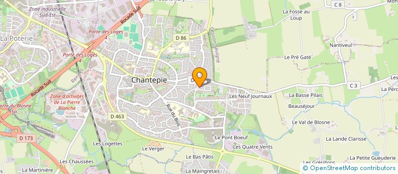localisation de l'entreprise SASU CAMS-SHOP à CHANTEPIE