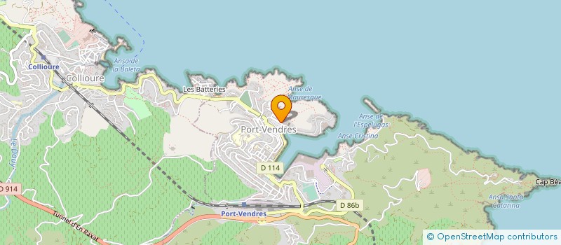 localisation de l'entreprise SASU CANTE  PORT-VENDRES