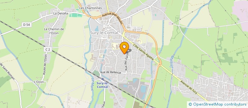 localisation de l'entreprise SASU CARRELAGE DE LA LOIRE  SURY-LE-COMTAL