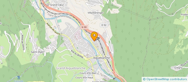 localisation de l'entreprise SASU CASTANO à GRAND-AIGUEBLANCHE