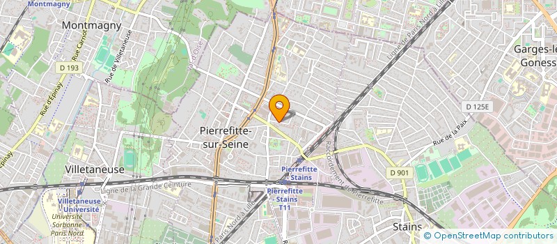 localisation de l'entreprise SASU CBP à PIERREFITTE-SUR-SEINE