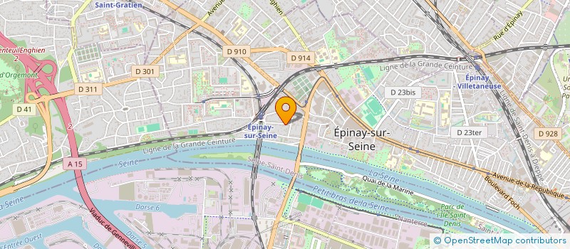 localisation de l'entreprise SASU CCA EXPERTISE COMPTABLE ET COMMISSARIAT AUX COMPTES à EPINAY-SUR-SEINE