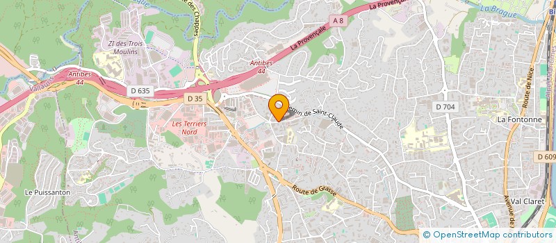 localisation de l'entreprise SASU CELIK FACADIER à ANTIBES