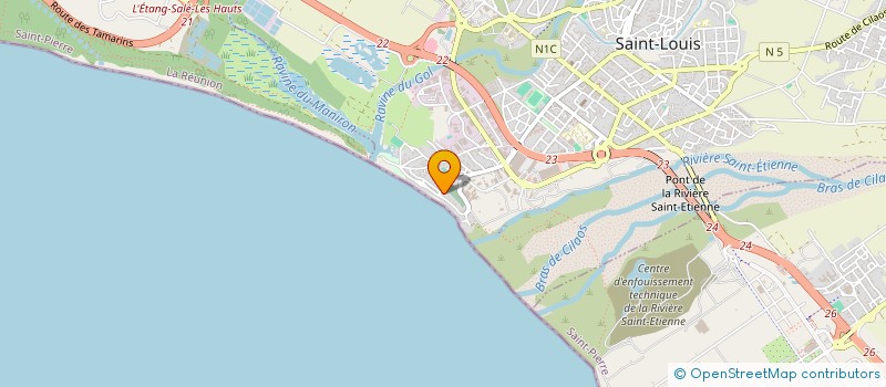 localisation de l'entreprise SASU CHARCUTERIE THERMIDOR SAMUEL  SAINT-LOUIS