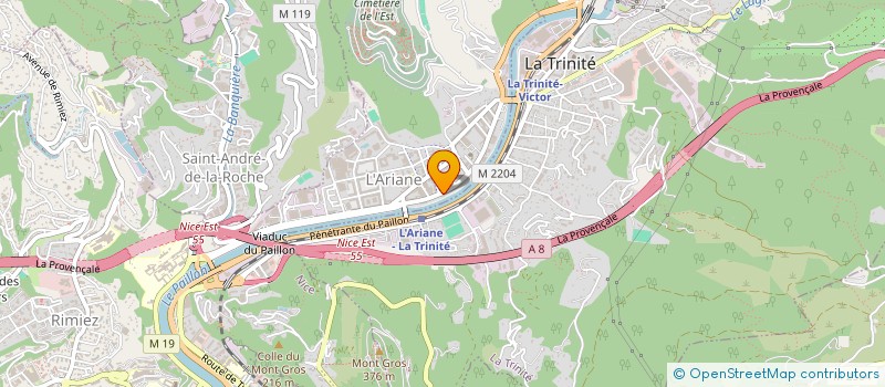 localisation de l'entreprise SASU CHARNI à NICE
