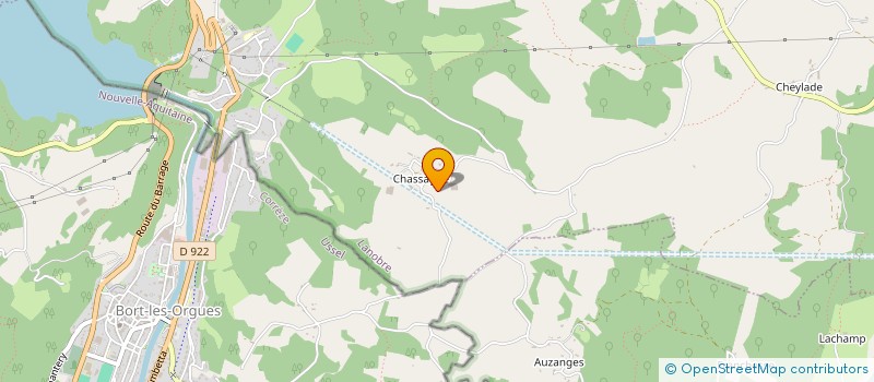 localisation de l'entreprise SASU CHASSAGNE ENERGIE à LANOBRE