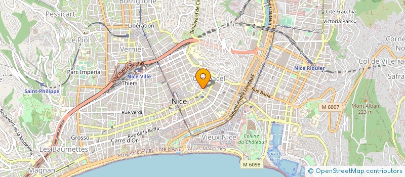 localisation de l'entreprise SASU CHERGAT à NICE
