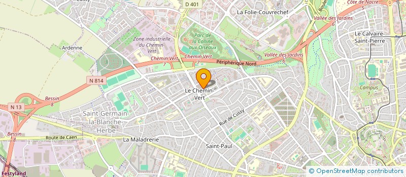 localisation de l'entreprise SASU CHESNEAU à CAEN