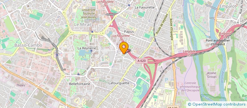 localisation de l'entreprise SASU CHEZ CHEWA  TOULOUSE