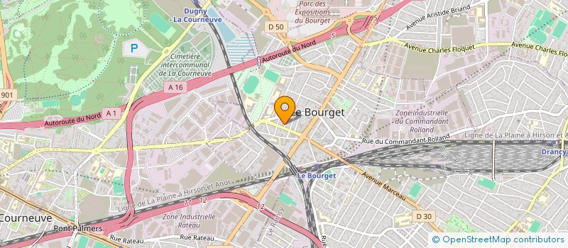 localisation de l'entreprise SASU CIOCAN à LE BOURGET