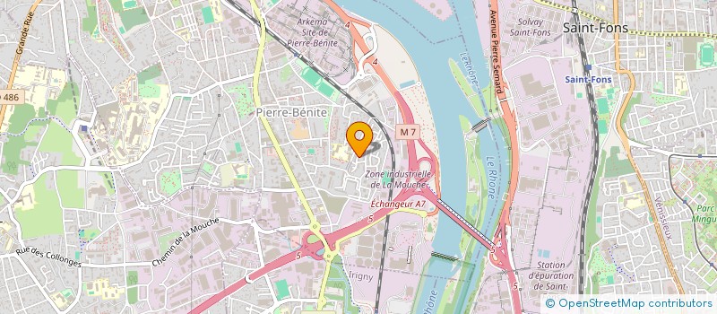 localisation de l'entreprise SASU CK  OULLINS-PIERRE-BENITE