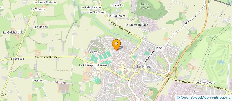 localisation de l'entreprise SASU CLEANCARZ  LE RHEU