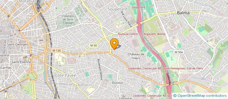 localisation de l'entreprise SASU CLEMENT TABOUELLE  TOULOUSE