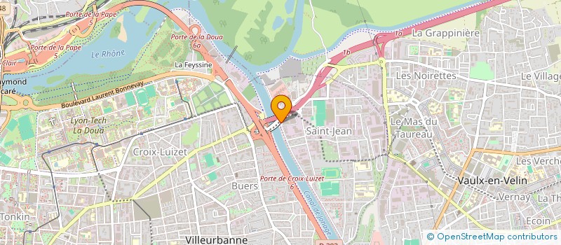 localisation de l'entreprise SASU CO-BERT à VILLEURBANNE