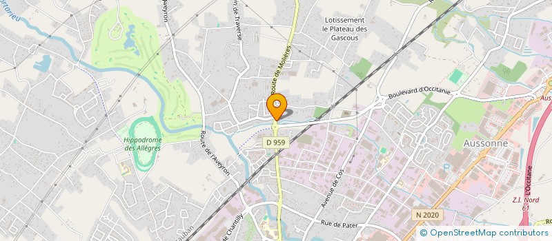 localisation de l'entreprise SASU COLLIN à MONTAUBAN