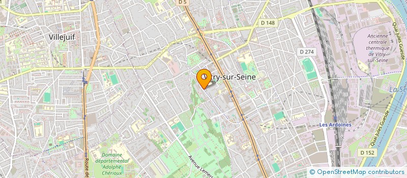 localisation de l'entreprise SASU COLTAN  VITRY-SUR-SEINE