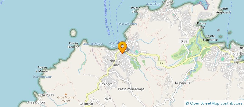 localisation de l'entreprise SASU CORANJA à LES TROIS-ILETS