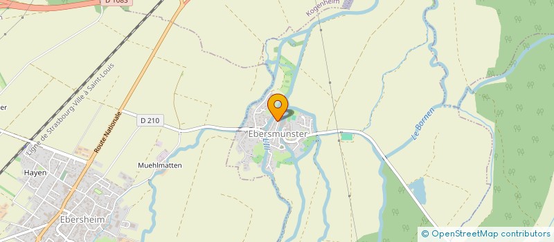 localisation de l'entreprise SASU CORINNE ZINGRAFF  EBERSMUNSTER