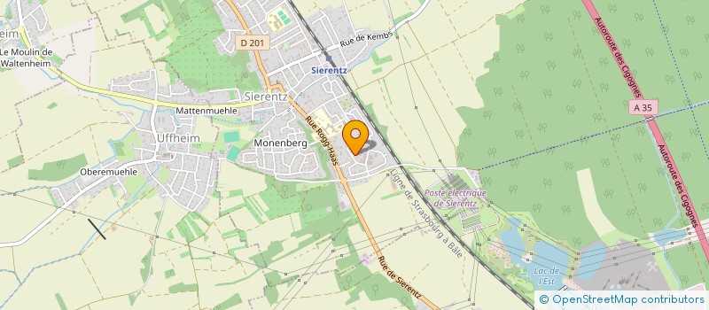 localisation de l'entreprise SASU COSMETICAR 3F  SIERENTZ