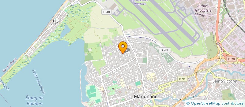 localisation de l'entreprise SASU COTE BLEUE AMENAGEMENT à MARIGNANE