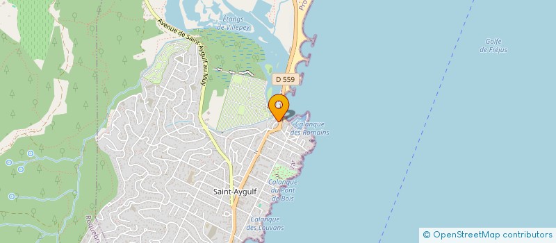 localisation de l'entreprise SASU COTE D'AZUR CLOISON  FREJUS