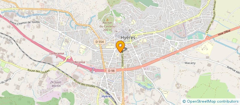 localisation de l'entreprise SASU CRISTIANO à HYERES