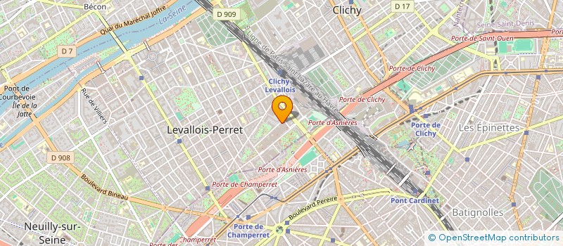 localisation de l'entreprise SASU CRV TRANSPORT à LEVALLOIS-PERRET