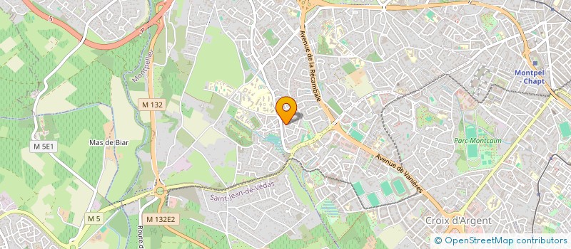 localisation de l'entreprise SASU CRYSTAL DRAGON à MONTPELLIER