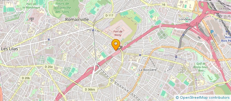 localisation de l'entreprise SASU CSPS PLUS à ROMAINVILLE