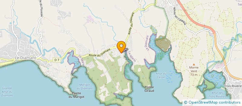 localisation de l'entreprise SASU CT 972  DIAMANT