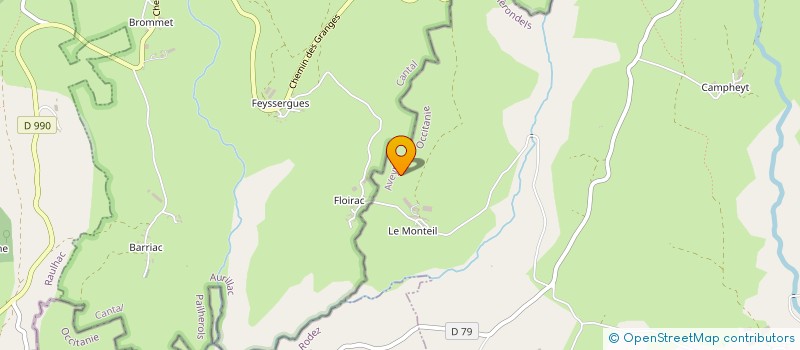 localisation de l'entreprise SASU CUSSET à PAILHEROLS