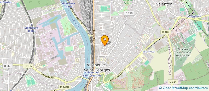 localisation de l'entreprise SASU CVK EXPERTISE CONSEIL AUDIT  VILLENEUVE-SAINT-GEORGES