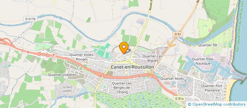 localisation de l'entreprise SASU D'AGOSTINI ELEC  CANET-EN-ROUSSILLON