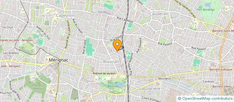 localisation de l'entreprise SASU D'ARCHITECTURE PHILIPPE RHEIN  BORDEAUX