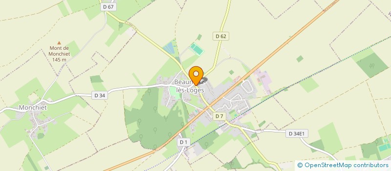 localisation de l'entreprise SASU D.V.D  BEAUMETZ-LES-LOGES