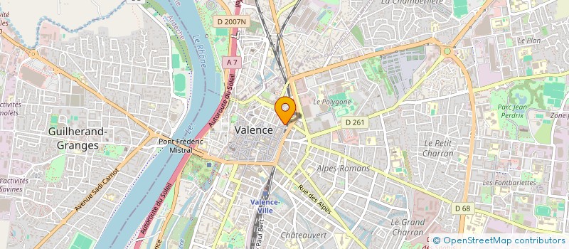 localisation de l'entreprise SASU DA FABIO à VALENCE