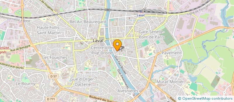 localisation de l'entreprise SASU DANIEL RIZET à LAVAL