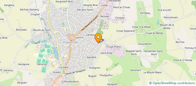 localisation de l'entreprise SASU DARE AURORE  PLABENNEC