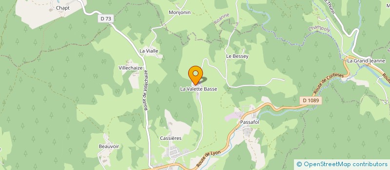 localisation de l'entreprise SASU DAVAL BOIS ET FORETS  VETRE-SUR-ANZON