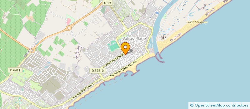 localisation de l'entreprise SASU DD  VALRAS-PLAGE