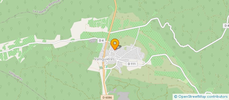 localisation de l'entreprise SASU DE L'ORATOIRE à VALLIGUIERES