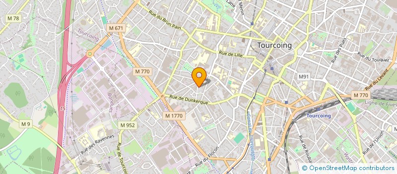 localisation de l'entreprise SASU DE LA BIENFAISANCE  TOURCOING