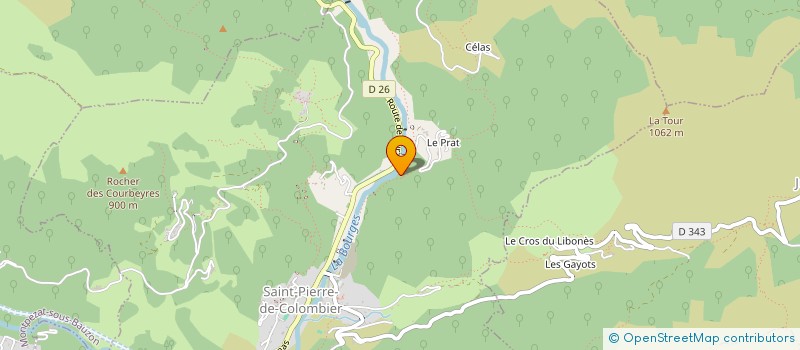 localisation de l'entreprise SASU DE LA BOURGE  SAINT-PIERRE-DE-COLOMBIER
